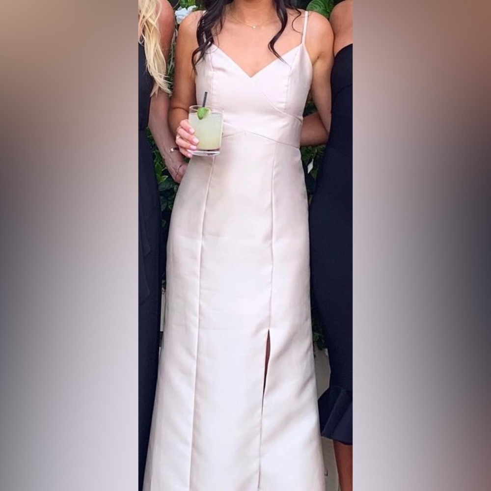 Champagne Bella bridesmaid dress - size 2 worn once